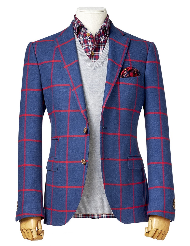 Męski garnitur na wesele szyty na miarę