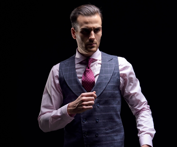 Kamizelka na miarę męska