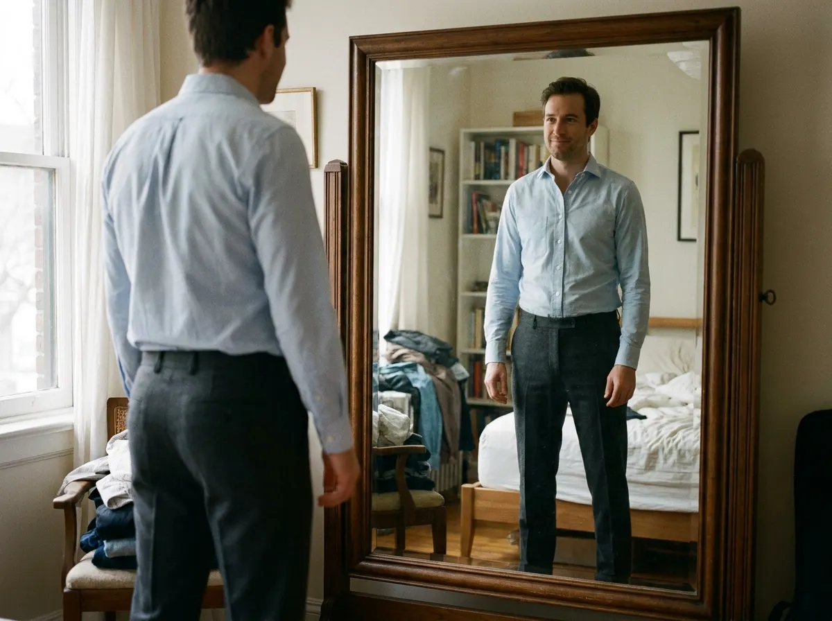 spodnie na miarę męskie